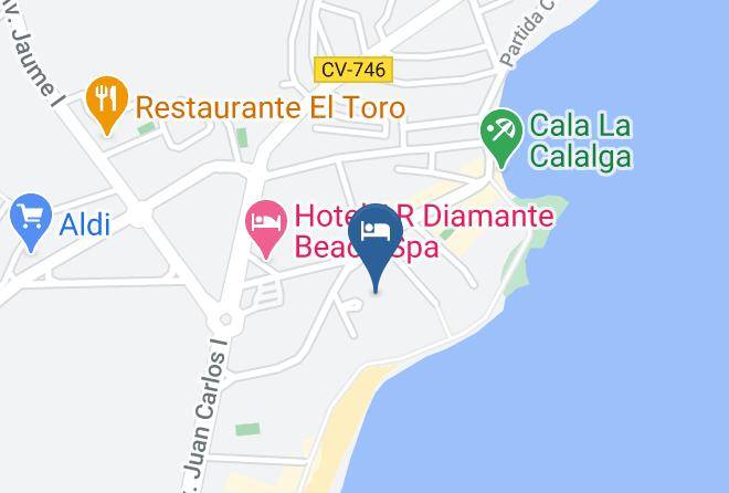 Alicante - Hotel Ar Roca Esmeralda Wellness & Spa Calpe Maps