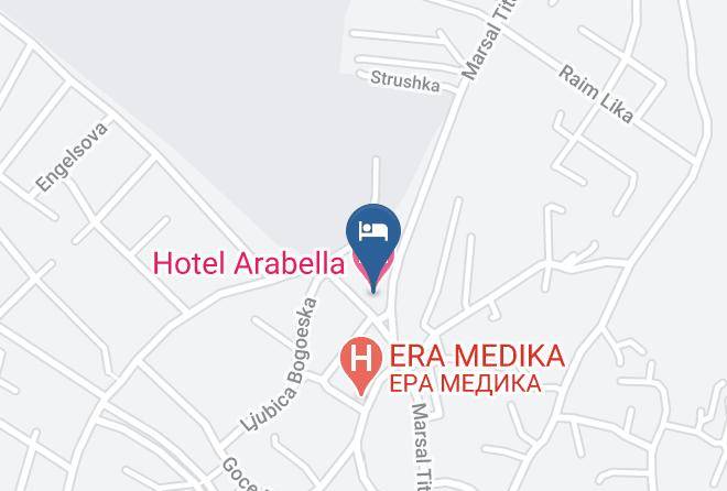 Kichevo - Hotel Arabella Maps