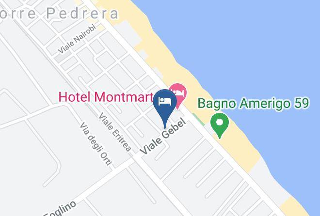 Rimini - Hotel Arabesco Maps