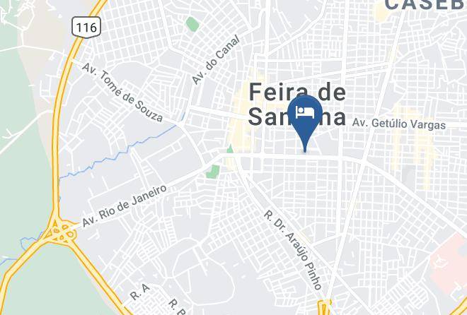 Feira De Santana - Hotel Aracaju Maps