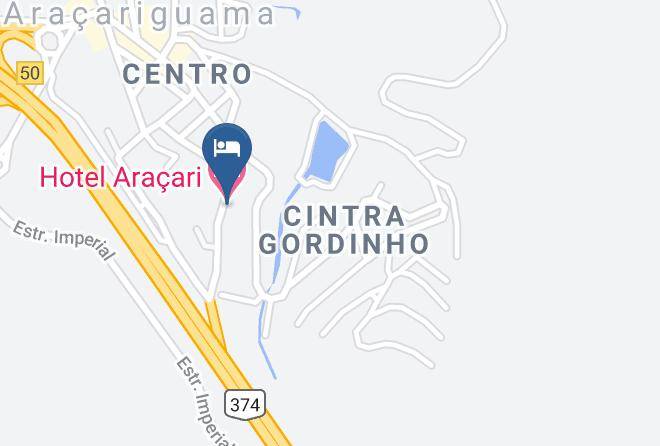 Aracariguama - Hotel Aracari Maps