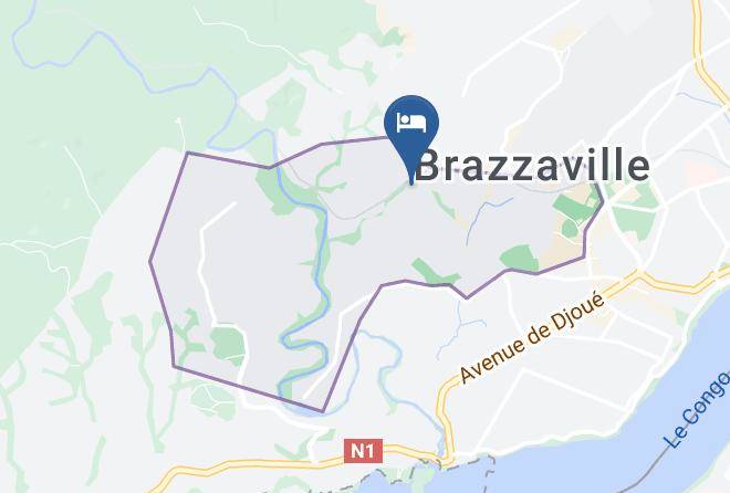 Brazzaville - Hotel Arago Maps