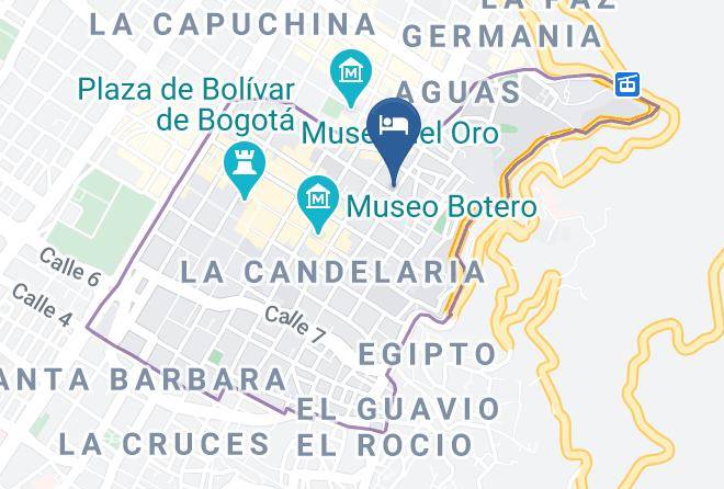 Bogota - Hotel Aragon Maps