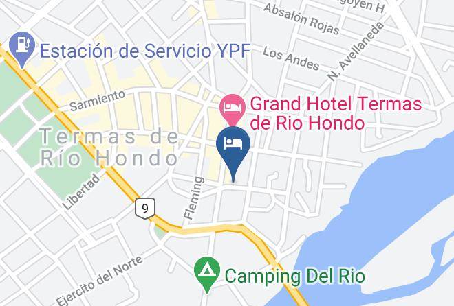 Rio Hondo - Hotel Aragon Maps