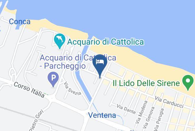 Rimini - Hotel Aragosta Maps