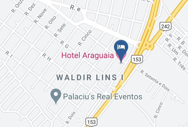 Hotel Araguaia Map