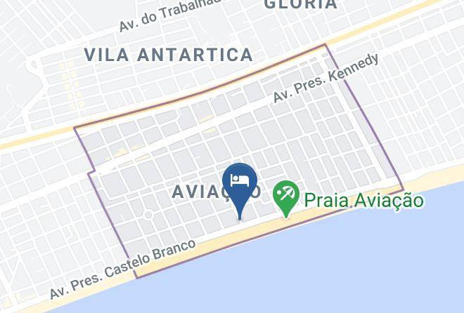 Praia Grande - Hotel Araguaia Maps