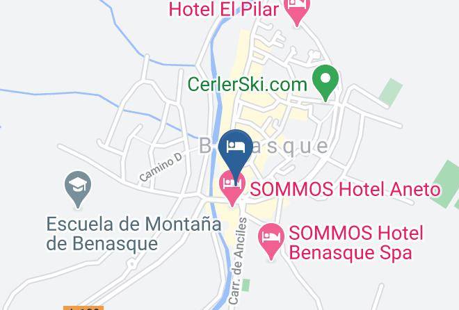 Huesca - Hotel Araguells Benasque Maps