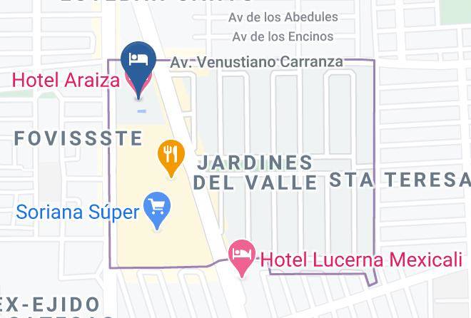 Mexicali - Hotel Araiza Mexicali Maps