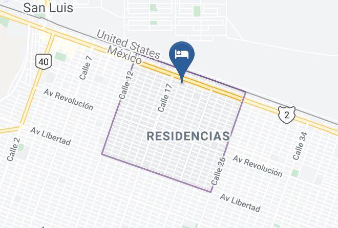 San Luis Rioorado - Hotel Araiza San Luis Maps