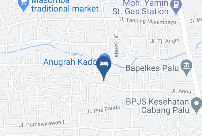Kota Palu - Hotel Aramas Palu Maps