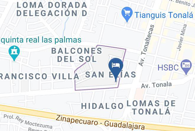 Tonala - Hotel Arana Maps