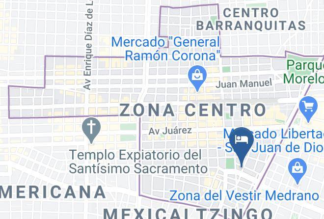 Guadalajara - Hotel Aranzazu Eco Maps