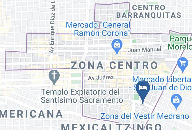 Guadalajara - Hotel Aranzazu Maps