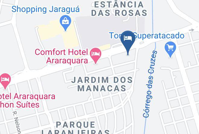 Araraquara - Hotel Araucaria Flat Maps