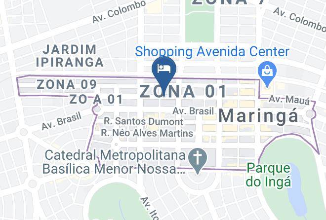 Maringa - Hotel Araucaria Maps