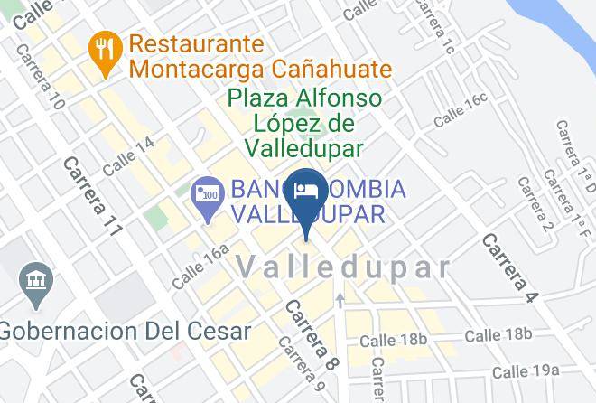 Valledupar - Hotel Arawak Upar Maps
