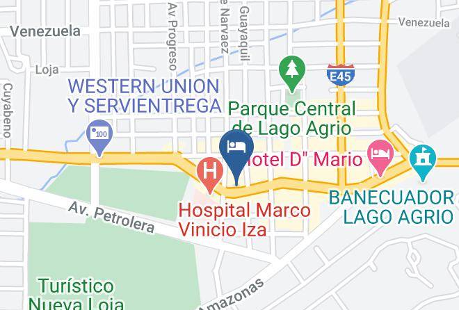Lago Agrio - Hotel Araza Maps