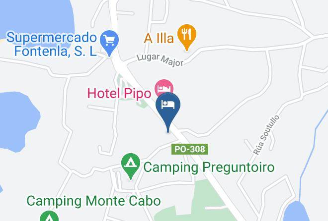 Pontevedra - Hotel Arboleda Maps