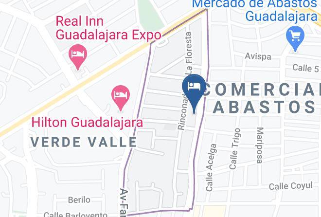 Guadalajara - Hotel Arboledas Expo Maps