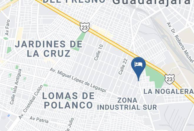 Guadalajara - Hotel Arboledas Industrial Maps
