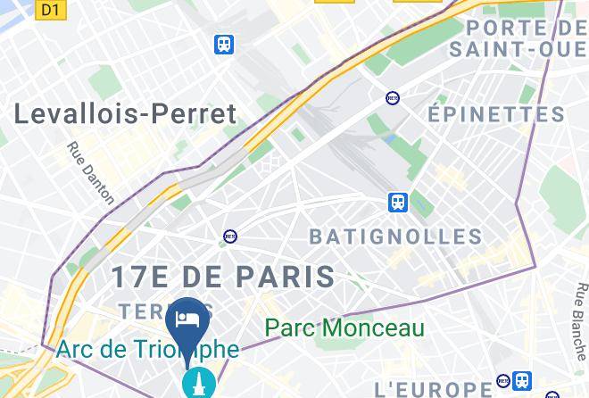 Paris - Hotel Arc De Triomphe Paris Maps