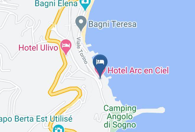 Imperia - Hotel Arc En Ciel Maps