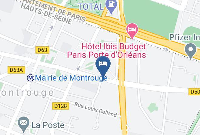 Hauts De Seine - Hotel Arc Paris Porte Dorleans Maps
