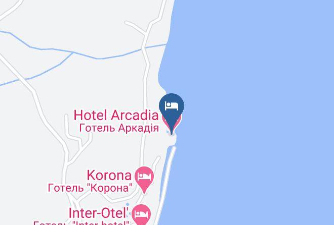 Alushta - Hotel Arcadia Maps