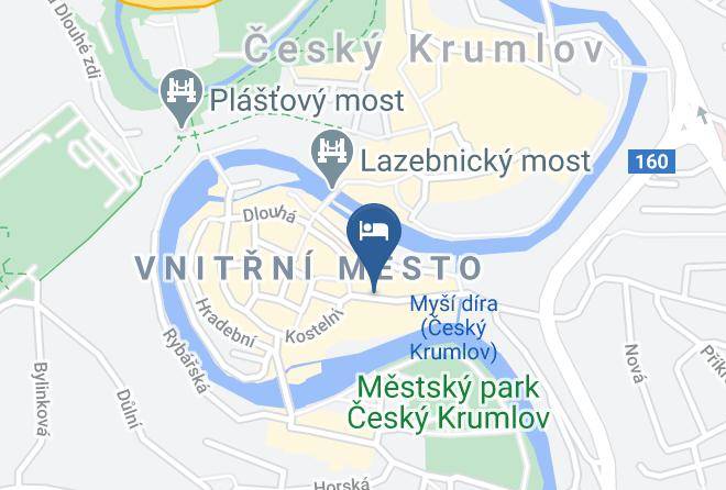 Cesky Krumlov - Hotel Arcadie Maps