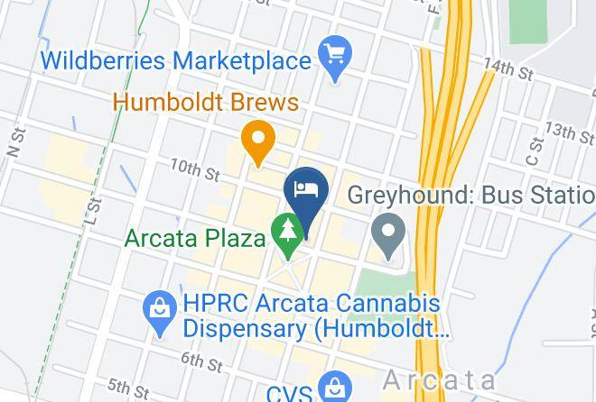 Humboldt - Hotel Arcata Maps