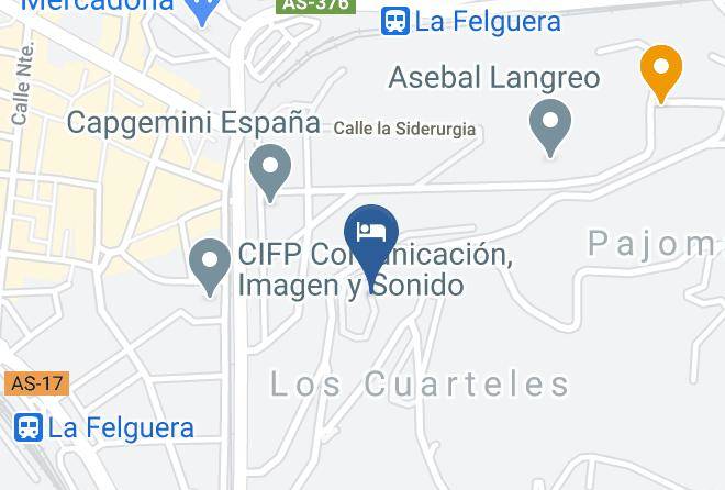 Hotel Arcea Palacio De Las Nieves Map
