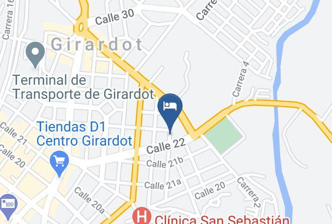 Girardot - Hotel Arco Iris Maps