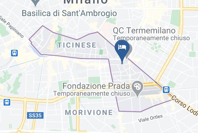 Milan - Hotel Arco Romana Maps