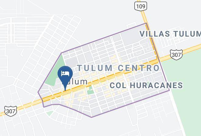 Tulum - Hotel Arcoiris Tulum Maps