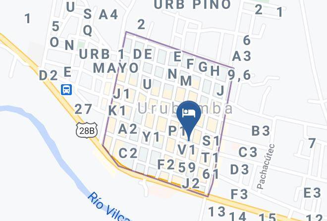 Urubamba - Hotel Arcoiris Maps