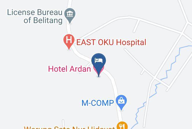 Ogan Komering Ulu Regency - Hotel Ardan Maps