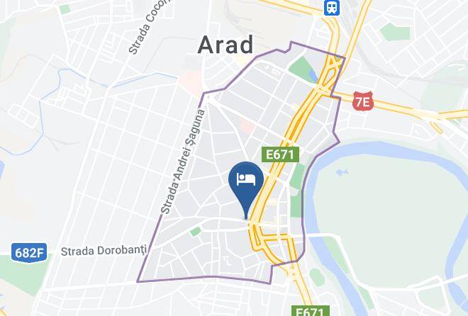 Arad - Hotel Ardealul Maps
