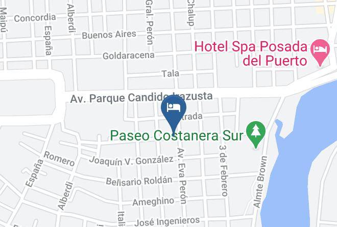 Gualeguaychu - Hotel Are Pora Maps
