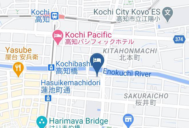 Kochi City - Hotel Areaone Maps