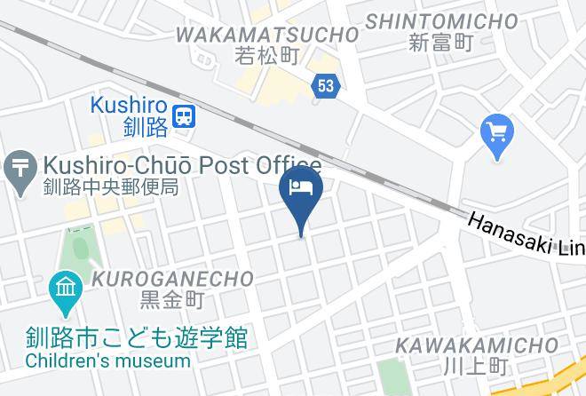 Kushiro City - Hotel Areaone Kushiro Maps