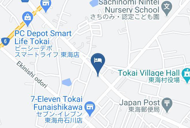 Tokai Vil Naka District - Hotel Areaone Tokai Maps