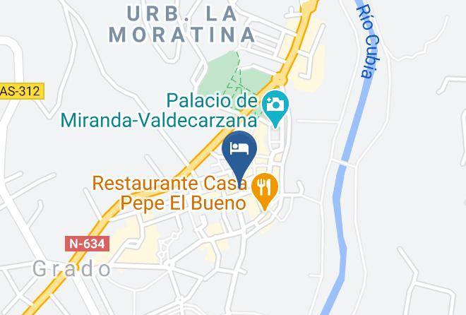 Asturias - Hotel Areces Maps