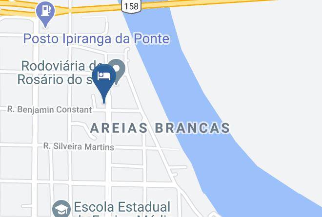 Rosario Do Sul - Hotel Areias Brancas Maps