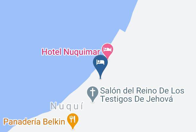 Nuqui - Hotel Arena Azul Maps