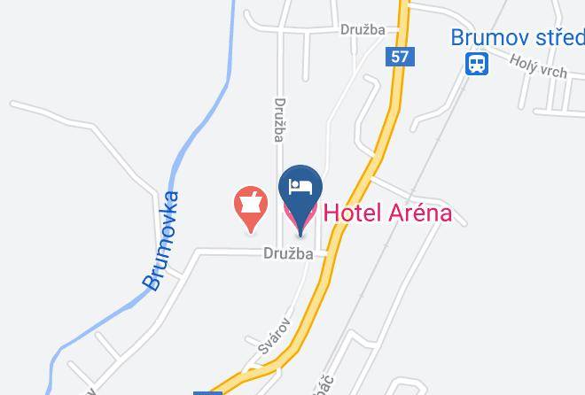 Brumov Bylnice - Hotel Arena Maps