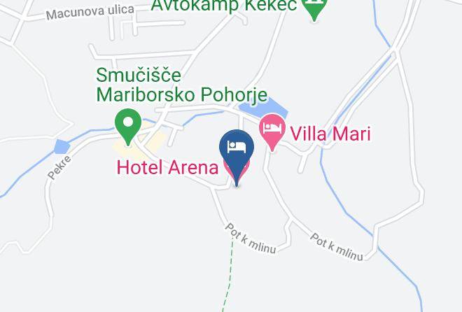 Maribor - Hotel Arena Maps
