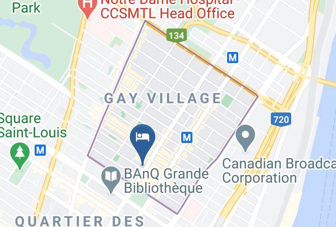 Montreal - Hotel Arena Palace Maps