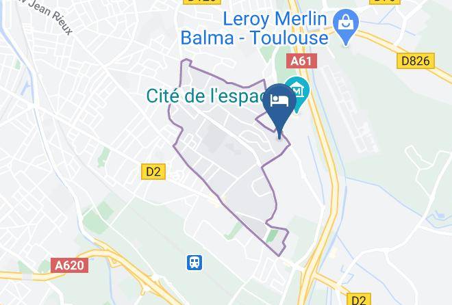 Haute Garonne - Hotel Arena Toulouse Maps