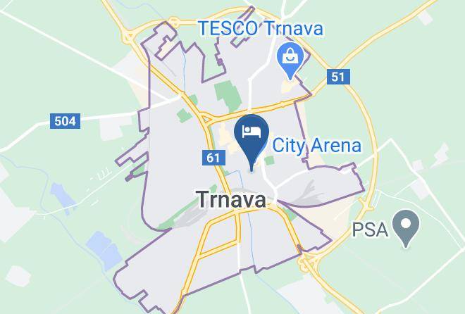 Trnava - Hotel Arena Maps